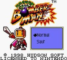 une photo d'Ã©cran de Pocket Bomberman sur Nintendo Game Boy Color
